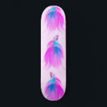 Skate Artsy Girly Neon Pink Azul Pintado Betta Fish<br><div class="desc">Esta design de arte e menina é perfeita para a mulher moderna e moderna. Ele retrata um padrão acrílico pintado à mão de peixes de betta, cor-de-rosa-néon e azuis, com uma coroa esplêndida sobre um fundo rosado. É uma peça de excelente para qualquer amante de os animais, fêmea hipster, ou...</div>