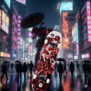 Skate Artsy Red Black