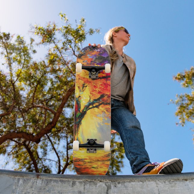 Skate Árvore abstrato espiritual da Vida (Ao ar livre 1)