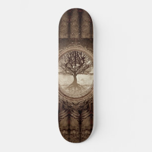 Skate Árvore Marrom da vida