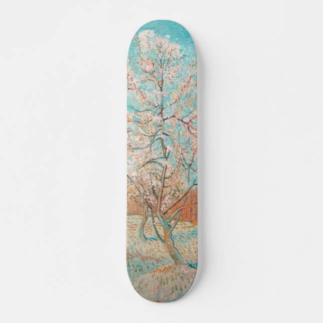 Skate Árvore Pêssego Rosa, Vincent van Gogh (Frente)