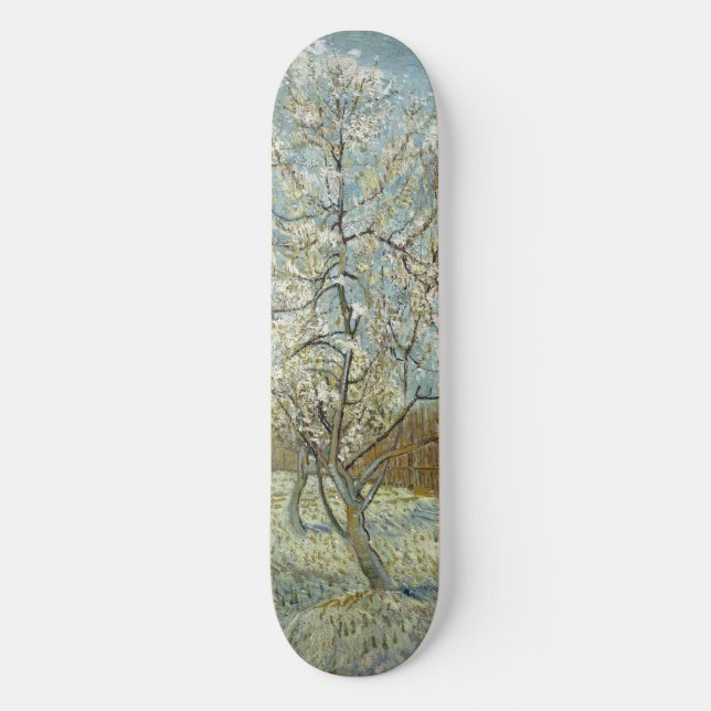 Skate Árvore rosa de pêssego por Vincent Van Gogh (Frente)