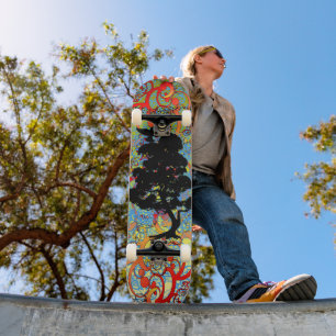 Skate Árvore suave com aves