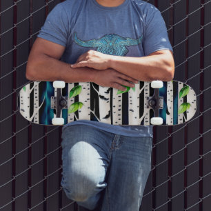 Skate Árvores de Aspen de Aquarela