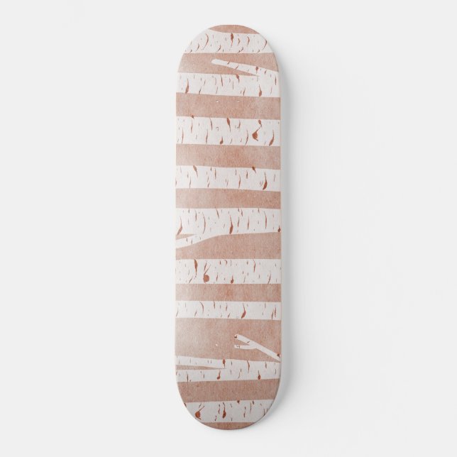 Skate Árvores de Aves Ilustradas (Frente)