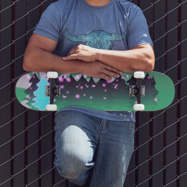 Skate Árvores de Natal Matizes de Verde (Ao ar livre 3)