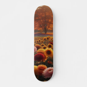 Skate Árvores de outono/campo com mães