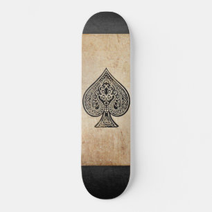 Skate Ás de espadas travesseiro decorativo