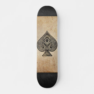 Skate Ás de espadas travesseiro decorativo