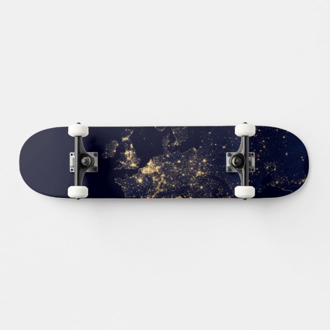 Skate As Luzes Locais Em Várias Cidades Europeias E Nórd (Horz)