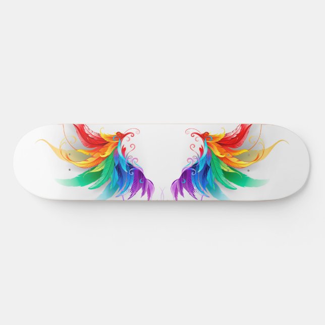 Skate Asas Arco-íris Fofas (Horz)