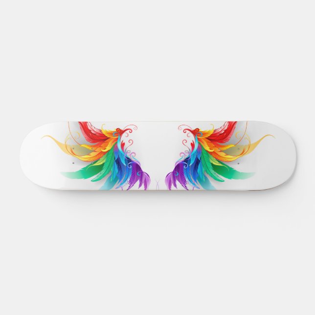Skate Asas Fluffy Rainbow (Horz)