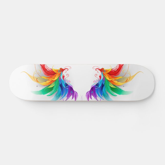 Skate Asas Fluffy Rainbow (Horz)