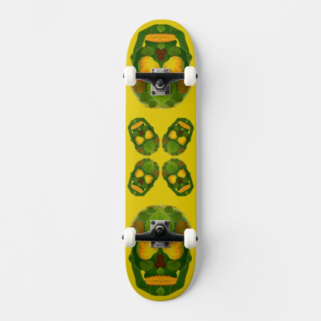 Skate Aspen Leaf Skull 9 (Frente)