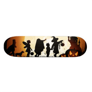 Skate assustador do Dia das Bruxas