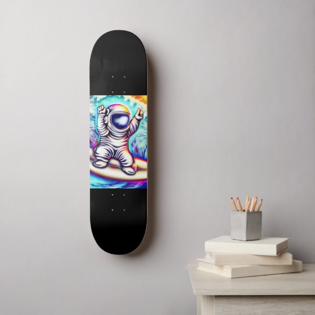 SKATE ASTRONAUT AND HIS COSMIC SURFING ADVENTURE (Arte de parede)