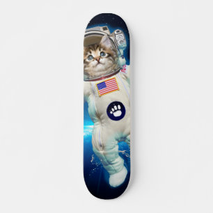 Skate Astronauta de gato no espaço