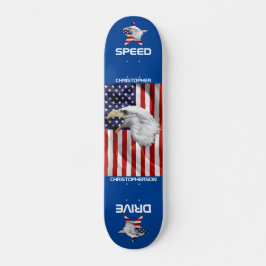 Skate Atacando Águia, A Bandeira Americana, Patriótica