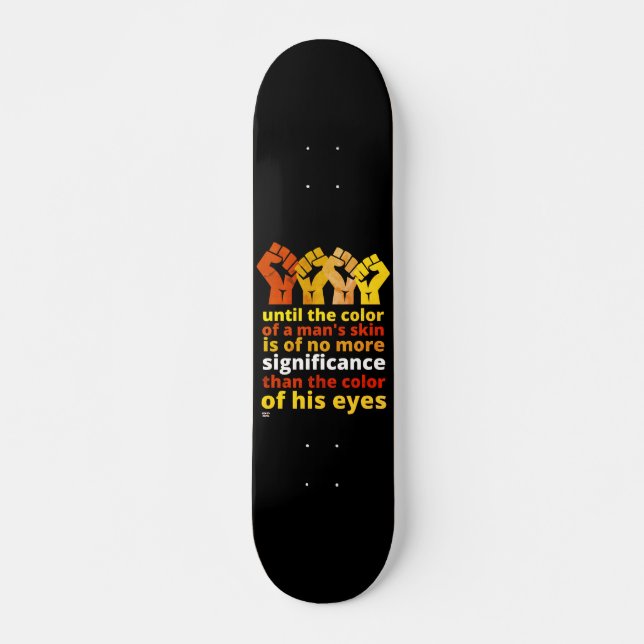 SKATE "ATÉ A COR DA PELE DE UM HOMEM..." (Frente)