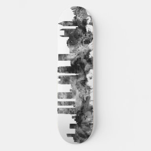 Skate Atlanta Georgia Skyline Black White