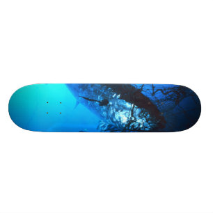 Skate Atum de Bluefin gigante travado em uma rede