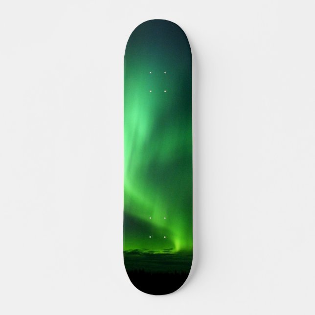 Skate Aurora Borealis Norther Alaska Sky Green Sk (Frente)