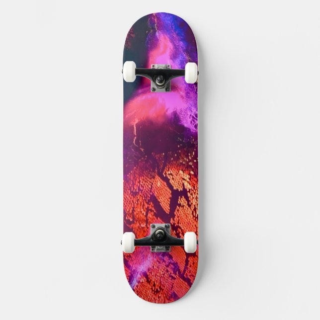 Skate Aurora-Inspired Luxury Art (Frente)