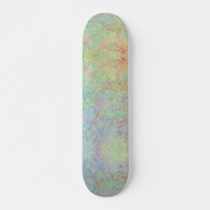 Skate Autumn Dawn Neon Pastel Abstrato de Álcool
