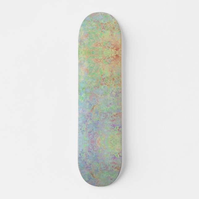 Skate Autumn Dawn Neon Pastel Abstrato de Álcool (Frente)