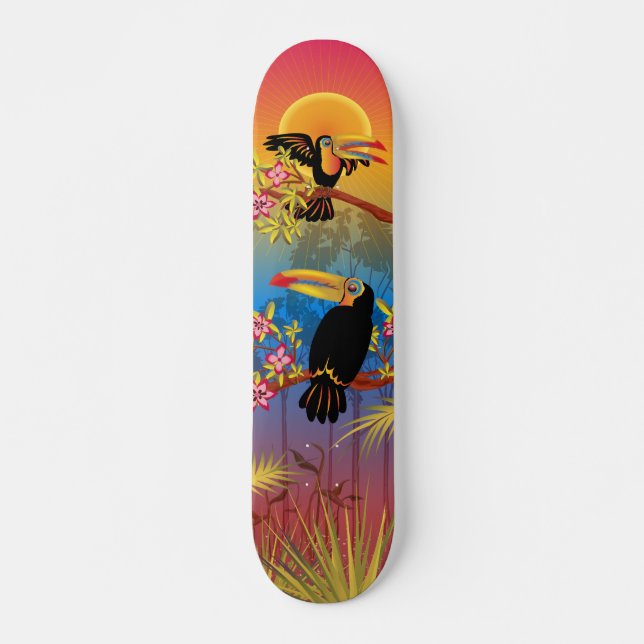 Skate Aves Tropicais (Frente)