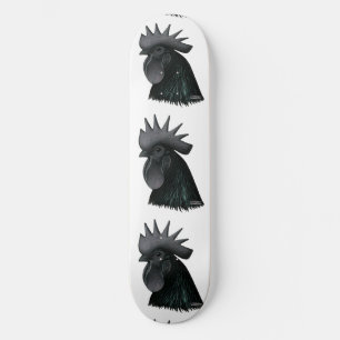 Skate Ayam Cemani Rooster Head