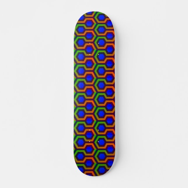 Skate Azul brilhante (Frente)