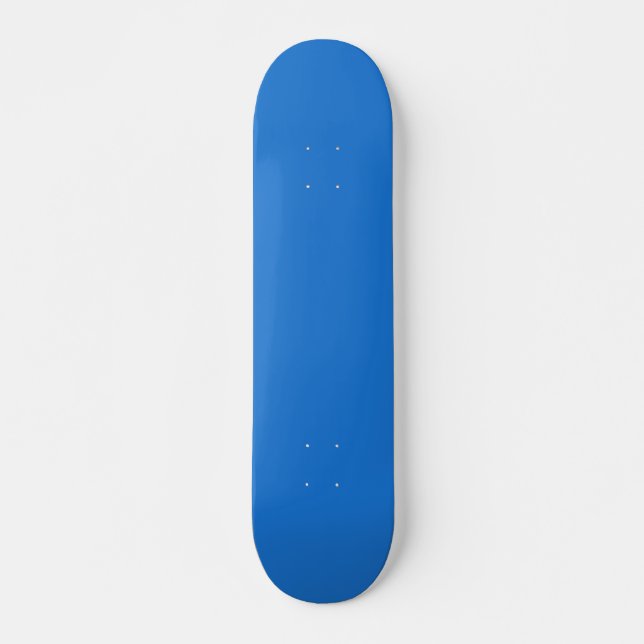 Skate Azul brilhante marinho (cor sólida) (Frente)