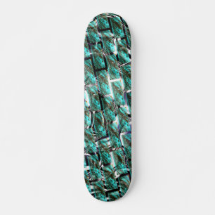 Skate Azul claro, bolhas sobre efeito de grade ou tijolo