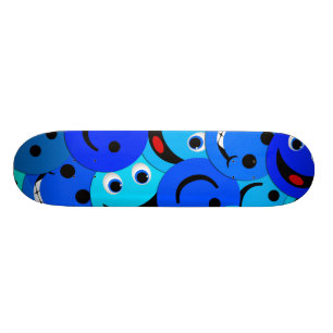 SKATE AZUL DA COLAGEM