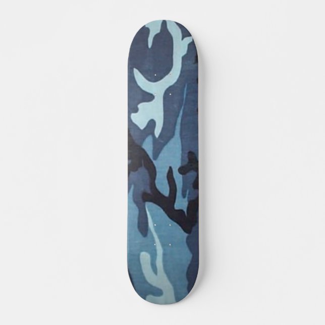 Skate azul de Camo (Frente)