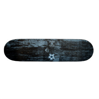 skate azul do grunge das meninas