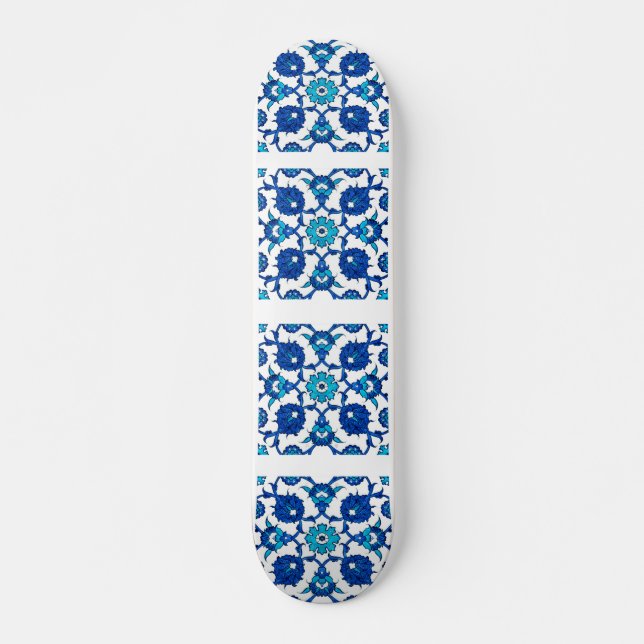 Skate Azul, etnia turca design Souvenir (Frente)