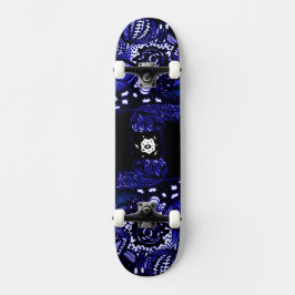 Skate Azul Preto
