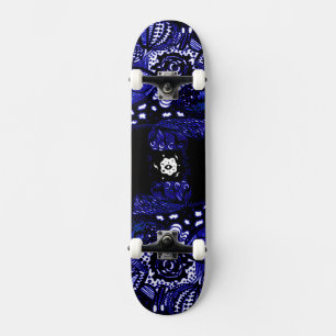 Skate Azul Preto