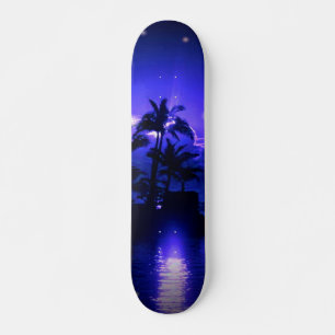 Skate Azul tropical
