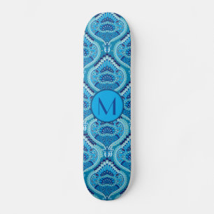 Skate Azulado - Paisley Emplumado