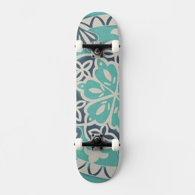 Skate Azulejo Batik Azul I (Frente)