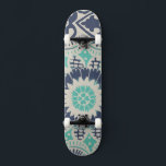 Skate Azulejo Batik Azul III<br><div class="desc">Floral</div>