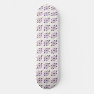 Skate Azulejo decorativo colorido roxo pastel