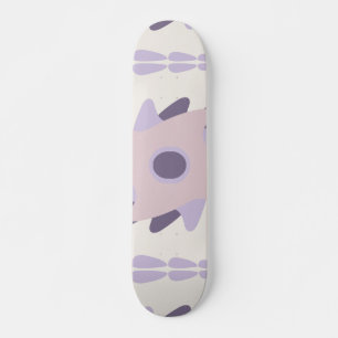 Skate Azulejo decorativo colorido roxo pastel