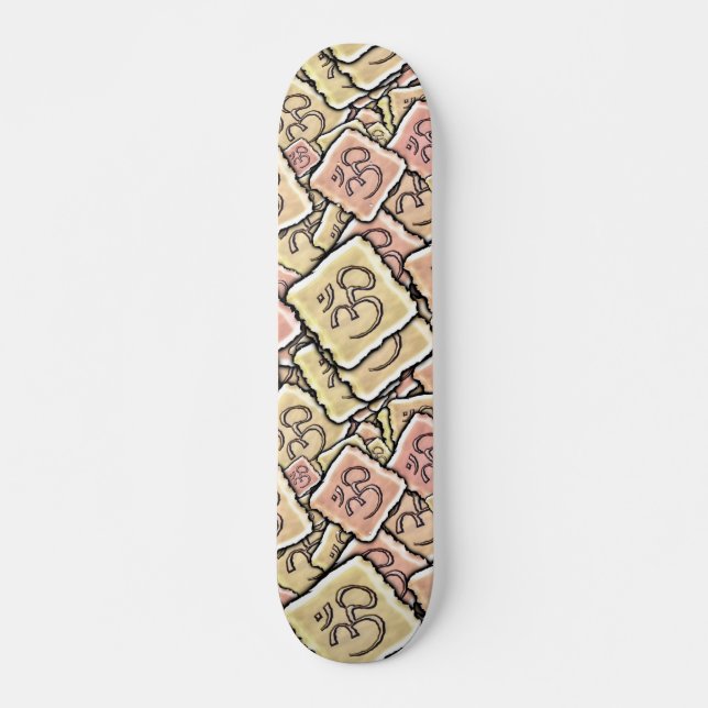 Skate Azulejo OM do esmalte (Aum) (Frente)
