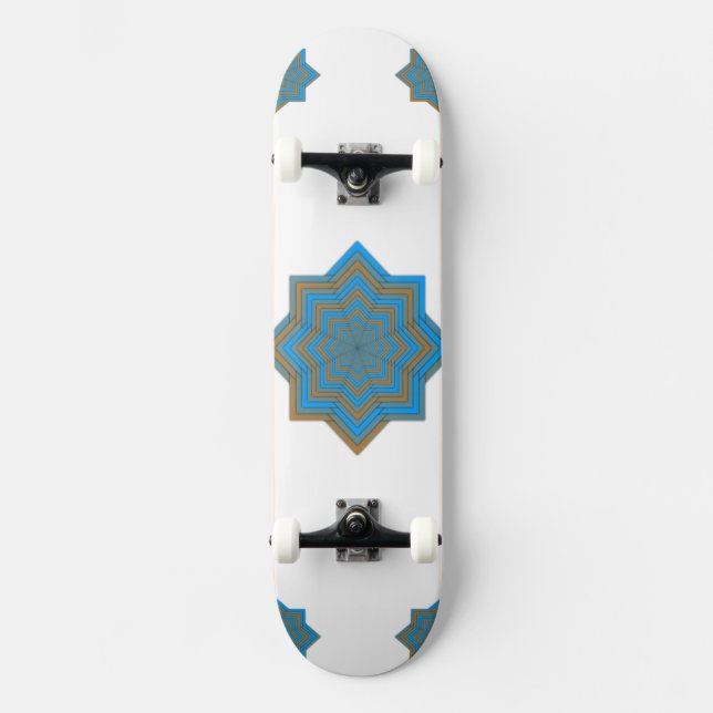 Skate Azure e Estrela de Brasa (Frente)