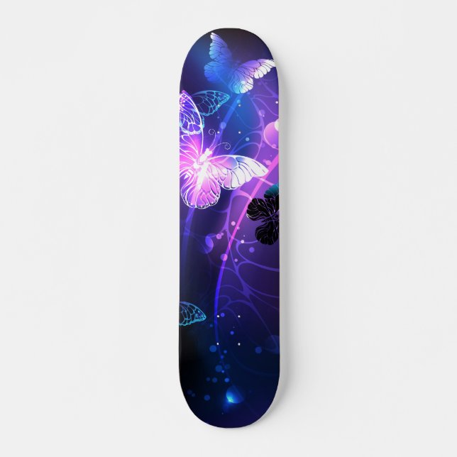 Skate Background with Night Butterflies (Frente)