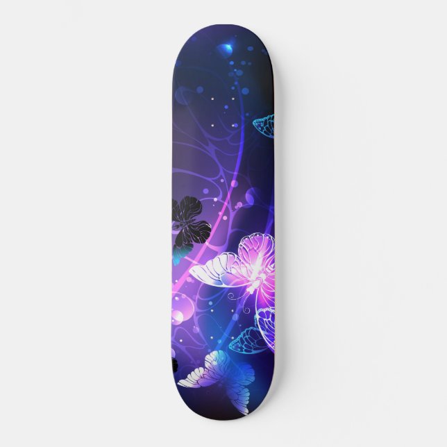 Skate Background with Night Butterflies (Frente)
